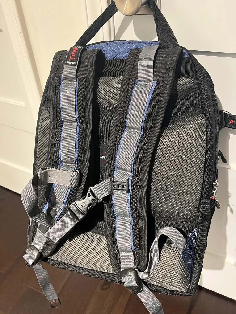 SwissGear Blue and Black Men's Backpack - SwissGear